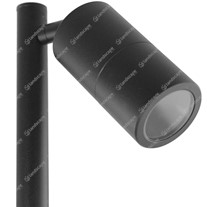 Ortus Single Adjustable Pole Lights - black alu