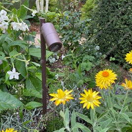 Ortus Single Adjustable Pole Lights - bronze alu