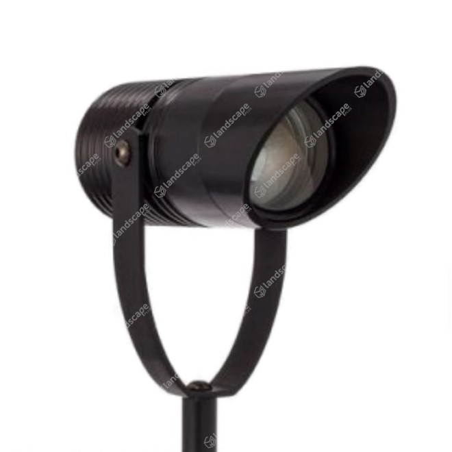 LuxR M1 LED Spike Spotlights with Glare Guard - black