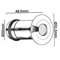 LuxR LED Micro Dark Lighter - s/steel