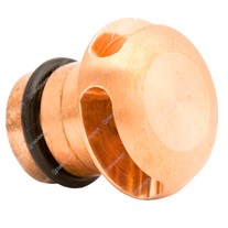 LuxR LED Micro Recessed Path light - copper