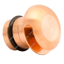 LuxR LED Micro Recessed Step light - copper