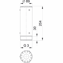 Grand vulcan nozzle 30 - 3" BSP male
