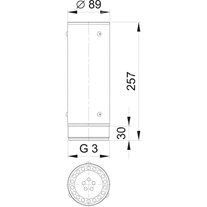 Trumpet jet nozzle 30 - 3" BSP male