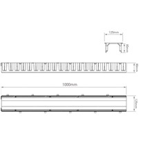 ACO HexDrain® Channels with Black Composite Grating