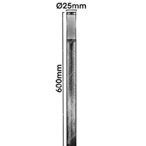 LuxR M1 LED Saber Pole Lights - black