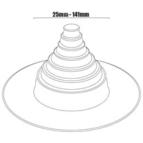 Firestone QuickSeam Moulded Pipe Flashing