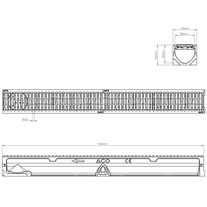 ACO RainDrain® Cast Iron (B125) Channels