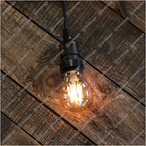 Vintage tinted filament LED lamp