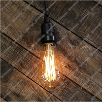 Vintage tinted tulip filament LED lamp