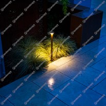 LuxR M1 LED Halo pole lights - copper