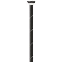 LuxR M1 LED Halo pole lights - black