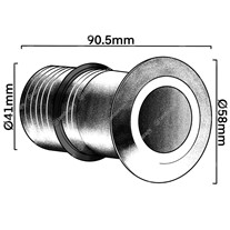 LuxR M2 LED Dark Lighters - s/steel