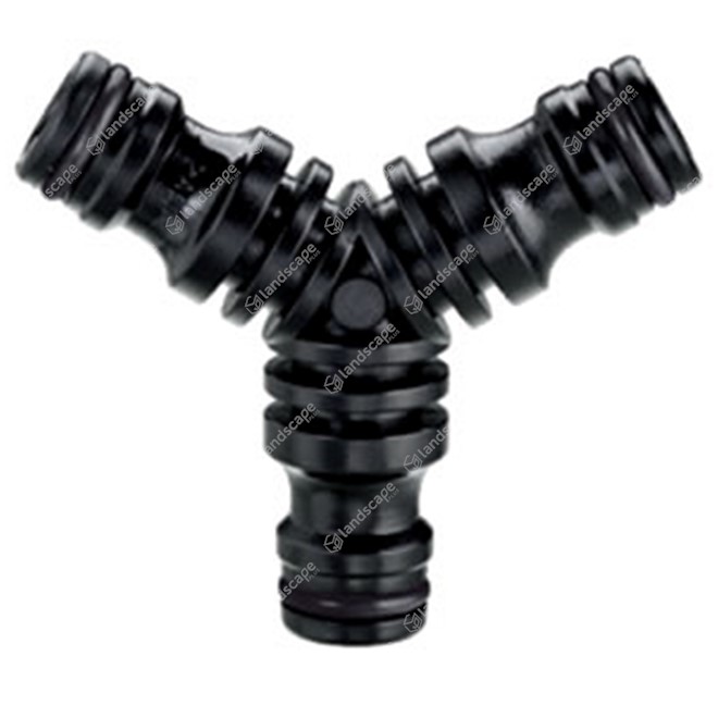 Claber Three-way Hose Connectors - 13mm
