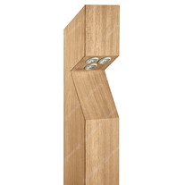 Collingwood Bespoke Wooden Bollards - Oak - 240v