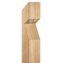 Collingwood Bespoke Wooden Bollards - Iroko - 240v