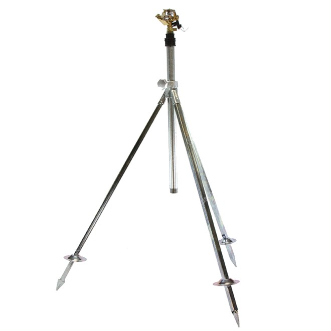 Heavy-Duty Impact Sprinklers on Metal Tripods