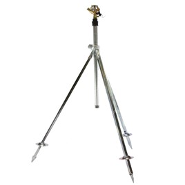 Heavy-Duty Impact Sprinklers on Metal Tripods