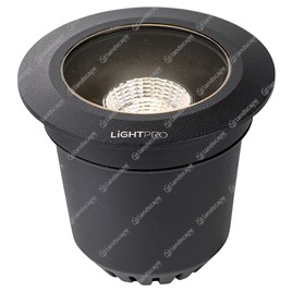 LightPro Plug & Play LED Atik R1 Round Uplighters - black