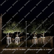 Collingwood LED Mini Spike Spotlights - bronze - 350mA/700mA