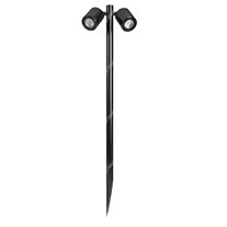 Collingwood LED Twin Pole Lights - black - 240v