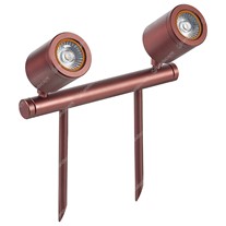 Collingwood LED Twin Bar Lights - bronze - 240v
