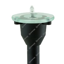 Ortus Mushroom Path Lights - black alu