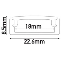 Frosted Flexi-LED Profile