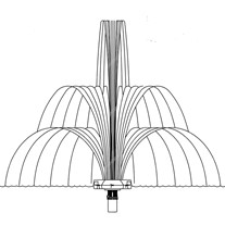 Otterbine Tristar Lake Aerating Fountains