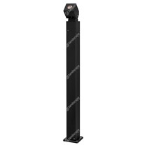 Hunza PURE LED Cube Pole Spots (surface mounted) - Eco black