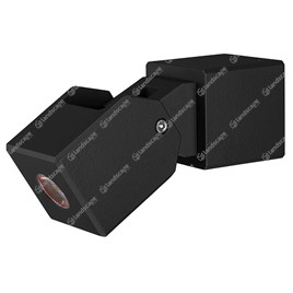Hunza PURE LED Cube Wall Spot Lights - Eco black