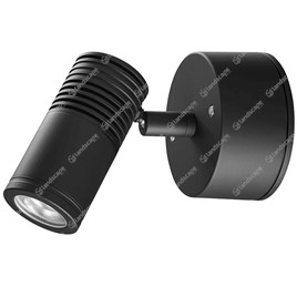 Hunza PURE LED High Power Wall Spots - 240v - Eco black