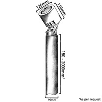 Hunza ULTRA LED 50 Pole Spots (surface mount) - Eco black