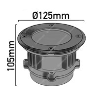 Collingwood LED High Power Ground Lights - s/steel - 240v