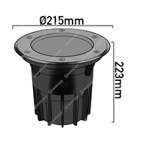 Collingwood LED High Power Driveway Lights - s/steel - 240v