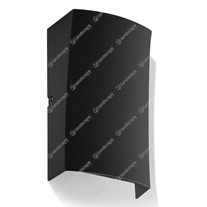 Collingwood LED Curved Rectangular Up/Down Wall Lights - black - 240v