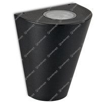 Collingwood LED Cone Up/Down Wall Lights - black - 240v