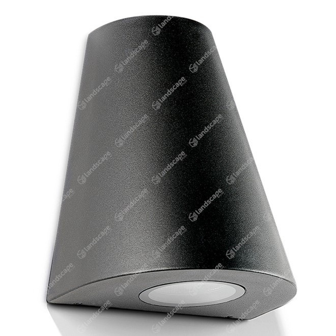 Collingwood LED Cone Up/Down Wall Lights - black - 240v