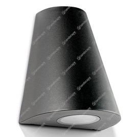 Collingwood LED Cone Up/Down Wall Lights - black - 240v