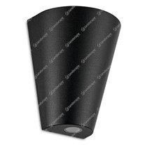 Collingwood LED Cone Up/Down Wall Lights - black - 240v
