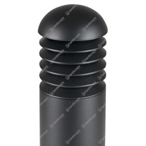 Collingwood LED High Power Louvre Bollard Light 500mm - black - 240v