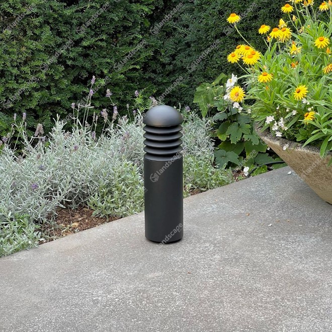 Collingwood LED High Power Louvre Bollard Light 500mm - black - 240v