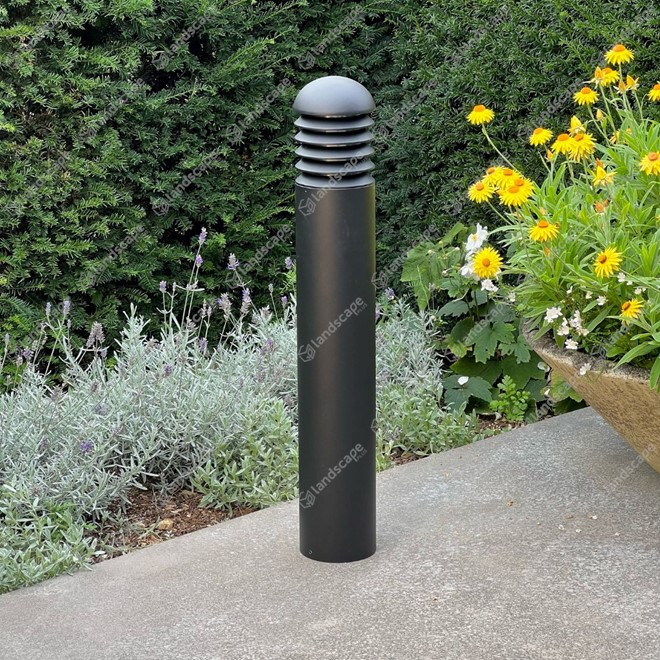 Collingwood LED High Power Louvre Bollard Light 900mm - black - 240v