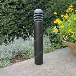 Collingwood LED High Power Louvre Bollard Light 900mm - black - 240v