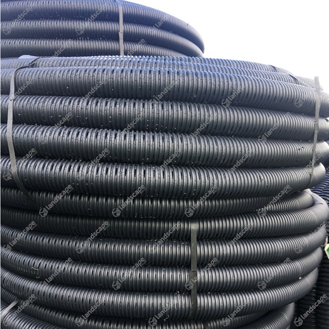 Perforated Land Drainage Coils - 80mm