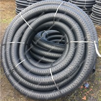 Perforated Land Drainage Coils - 80mm
