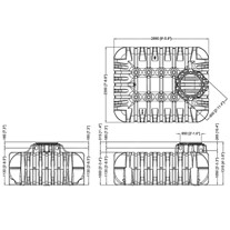 5000L Graf Platin Flat Tank Dimensions