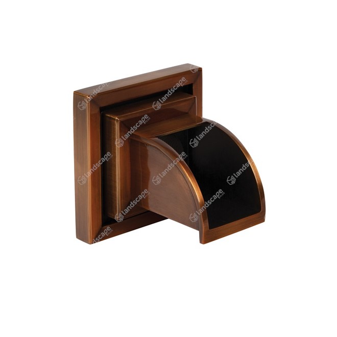 Oase Formal Spillway wall spout - square - copper
