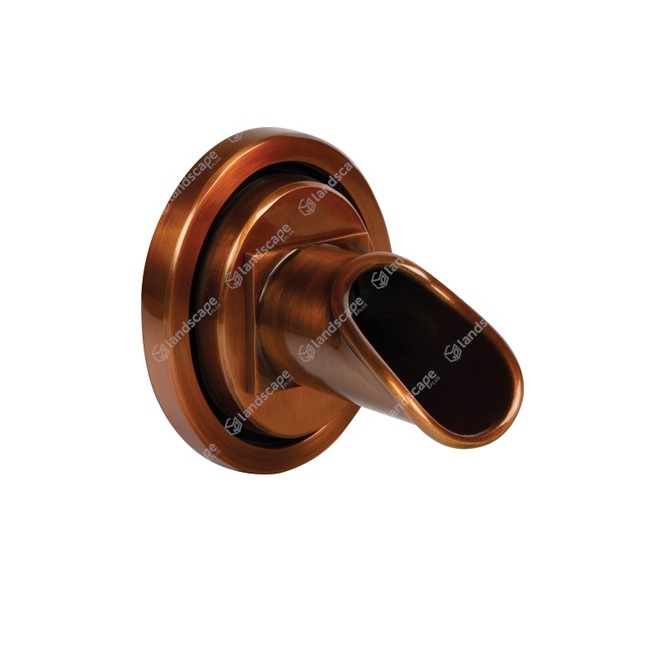 Oase Formal Spillway wall spout - circle - copper