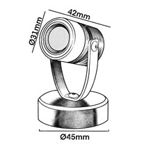 LuxR M1 LED Pondlights (with weighted base) - Eco black - 12v
